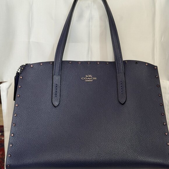 Coach Charlie Carryall With Crystal Rivets - Picture 3 of 15